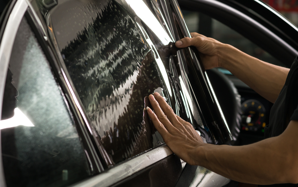 УСТАНОВКА ТОНИРОВОЧНОЙ ПЛЁНКИ<br>